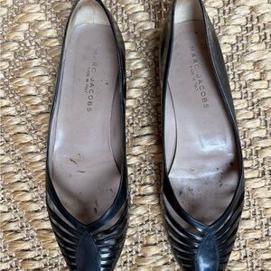 Marc Jacobs Black Strappy Heels